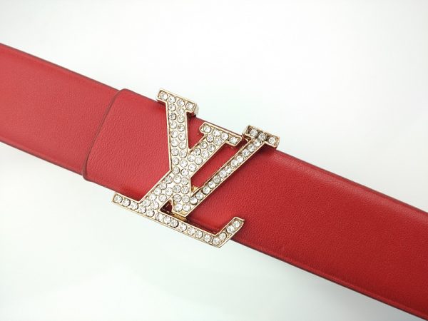 LV Replica Belt L191-75 25mm Red - Premium Luxury Style - Image 3