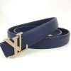 Best Replicas Bags - Replica Louis Vuitton L187-75 25mm Blue Belt Shop For Best Louis Vuitton LV Replica Bags With Cheap Price