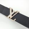 Best Replicas Bags - Replica LV L188-75 25mm Black Leather Belt Shop For Best Louis Vuitton LV Replica Bags With Cheap Price