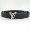 Best Replicas Bags - Replica LV L188-75 25mm Black Leather Belt Shop For Best Louis Vuitton LV Replica Bags With Cheap Price