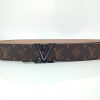 Best Replicas Bags - Replica Louis Vuitton Belt L172-75 38mm Silver Buckle Shop For Best Louis Vuitton LV Replica Bags With Cheap Price