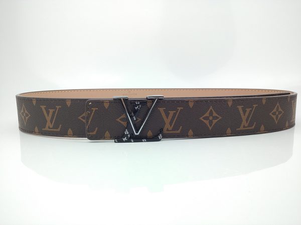 Replica Louis Vuitton Belt L172-75 38mm Silver Buckle