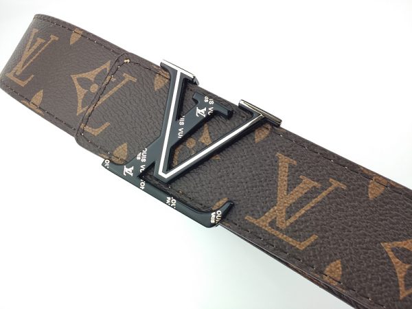 Replica Louis Vuitton Belt L172-75 38mm Silver Buckle - Image 3