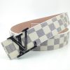 Best Replicas Bags - Replica Louis Vuitton L170-75 Belt, 38mm Silver Buckle Shop For Best Louis Vuitton LV Replica Bags With Cheap Price