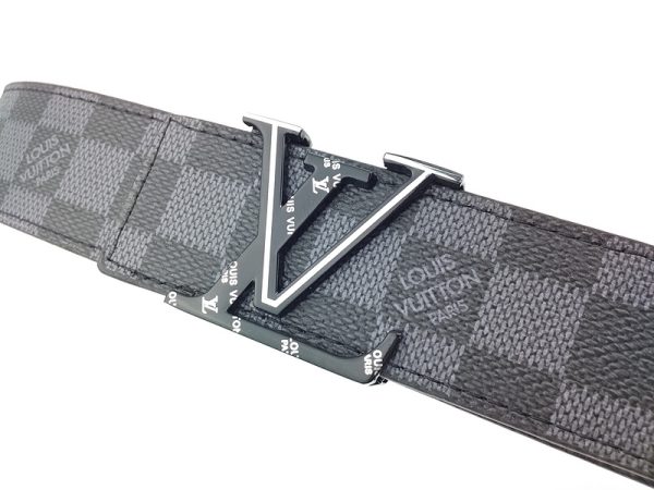 Replica LV Belt L169-75 38mm Silver Buckle - Image 3