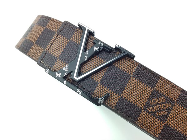 Replica Louis Vuitton Belt L168-75 38mm Silver Buckle - Image 4