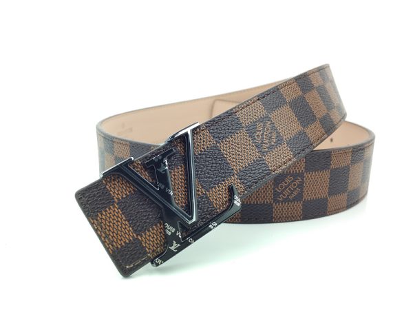 Replica Louis Vuitton Belt L168-75 38mm Silver Buckle - Image 2