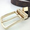 Best Replicas Bags - LV Replica Belt Gold L167-80 35mm Stylish Accessory Shop For Best Louis Vuitton LV Replica Bags With Cheap Price