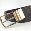 Best Replicas Bags - LV Replica Belt Gold L167-80 35mm Stylish Accessory Shop For Best Louis Vuitton LV Replica Bags With Cheap Price