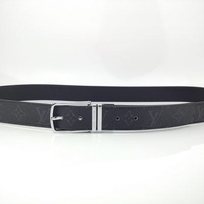 Replica LV Belt L166-80 35mm Silver Buckle