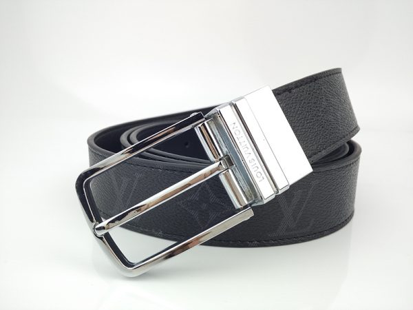 Replica LV Belt L166-80 35mm Silver Buckle - Image 2