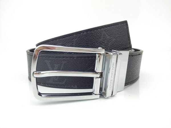 Replica LV Belt L166-80 35mm Silver Buckle - Image 5