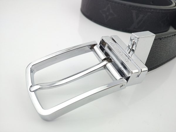Replica LV Belt L166-80 35mm Silver Buckle - Image 3