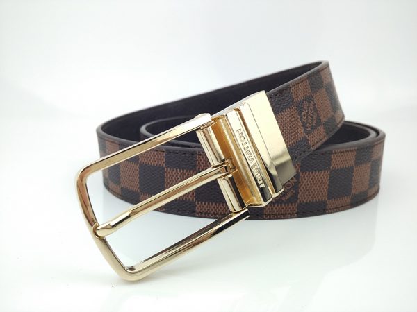 Replica Louis Vuitton L165-80 35mm Gold Belt - Image 2