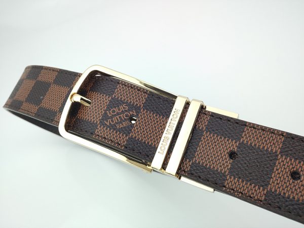 Replica Louis Vuitton L165-80 35mm Gold Belt - Image 4