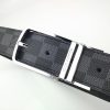 Best Replicas Bags - Luxury Replica Louis Vuitton L164-80 Silver Belt 35mm Shop For Best Louis Vuitton LV Replica Bags With Cheap Price