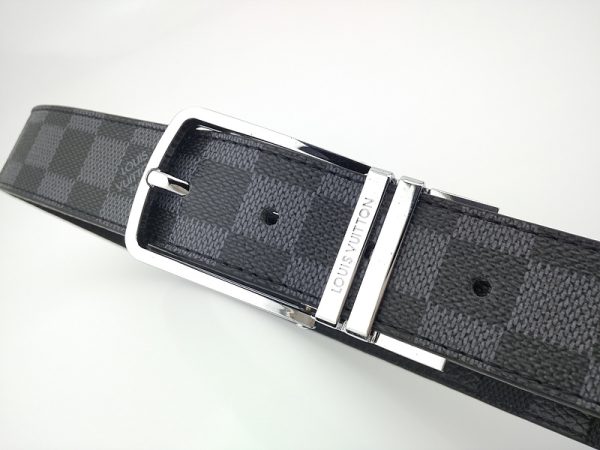 Luxury Replica Louis Vuitton L164-80 Silver Belt 35mm - Image 4
