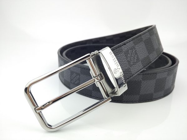 Replica LV Belt L163-80 35mm Silver Buckle - Luxury Style - Image 2