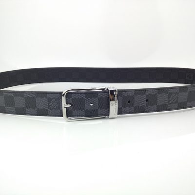 Replica LV Belt L163-80 35mm Silver Buckle - Luxury Style