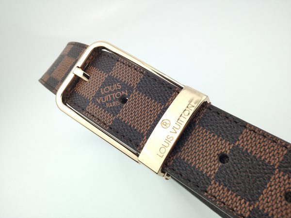 Replica LV Belt L162-80 35mm Gold Buckle - Image 3
