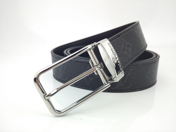 Replica Louis Vuitton Belt L161-80 35MM Silver Buckle - Image 2