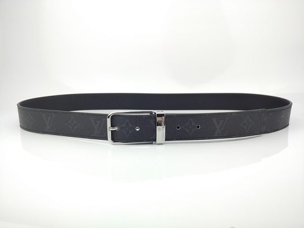 Replica Louis Vuitton Belt L161-80 35MM Silver Buckle