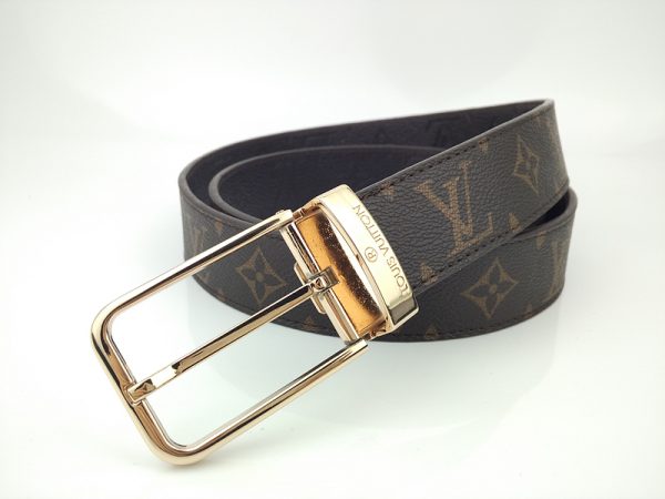 Louis Vuitton Replica Belt L160-80 35MM Gold Buckle - Image 2