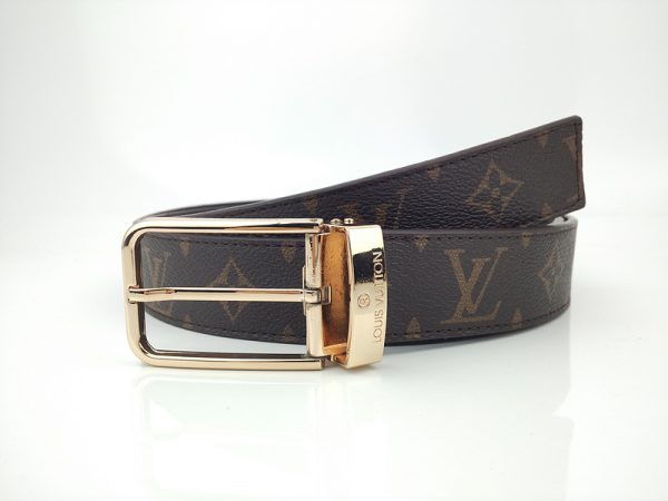 Louis Vuitton Replica Belt L160-80 35MM Gold Buckle - Image 4