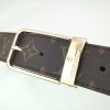Best Replicas Bags - Louis Vuitton Replica Belt L160-80 35MM Gold Buckle Shop For Best Louis Vuitton LV Replica Bags With Cheap Price
