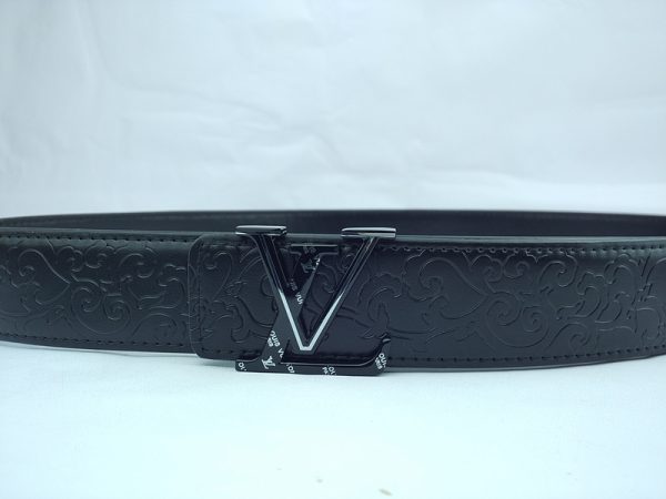 Replica Louis Vuitton L153-75 Silver Belt 38Mm