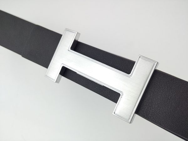 Replica Hermes H31-75 Silver Belt 25mm for Men/Women - Image 3