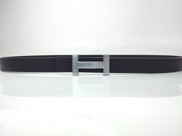 Replica Hermes H31-75 Silver Belt 25mm for Men/Women - Image 4