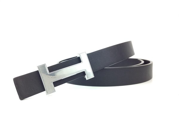 Replica Hermes H31-75 Silver Belt 25mm for Men/Women - Image 2