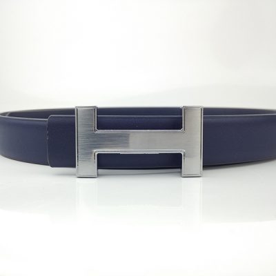 Hermes H29-75 Silver Buckle Replica Belt, 25mm