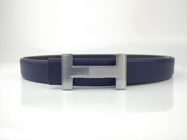 Hermes H29-75 Silver Buckle Replica Belt, 25mm