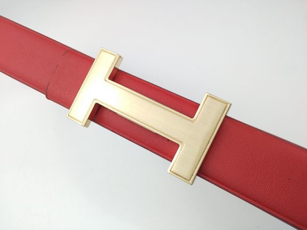 Hermes H28-75 Replica Belt 25mm Gold Buckle - Image 3