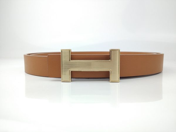 Replica Hermes H27-75 25mm Gold Belt for Men & Women
