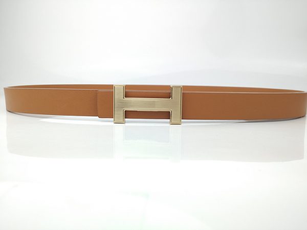 Replica Hermes H27-75 25mm Gold Belt for Men & Women - Image 4