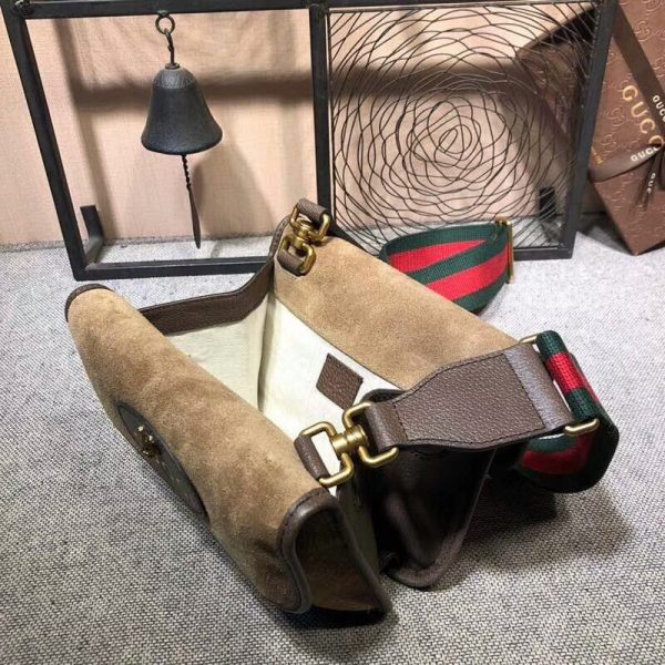 Gucci Neo Vintage Messenger Bag - Coffee, Small 501050 Replica - Image 7