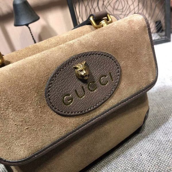 Gucci Neo Vintage Messenger Bag - Coffee, Small 501050 Replica - Image 6