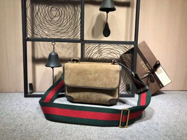 Gucci Neo Vintage Messenger Bag - Coffee, Small 501050 Replica - Image 4
