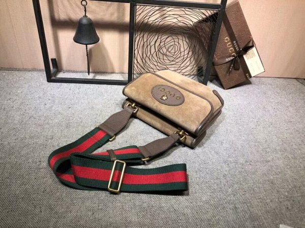 Gucci Neo Vintage Messenger Bag - Coffee, Small 501050 Replica - Image 3