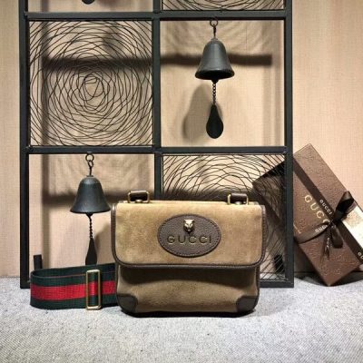 Gucci Neo Vintage Messenger Bag - Coffee, Small 501050 Replica