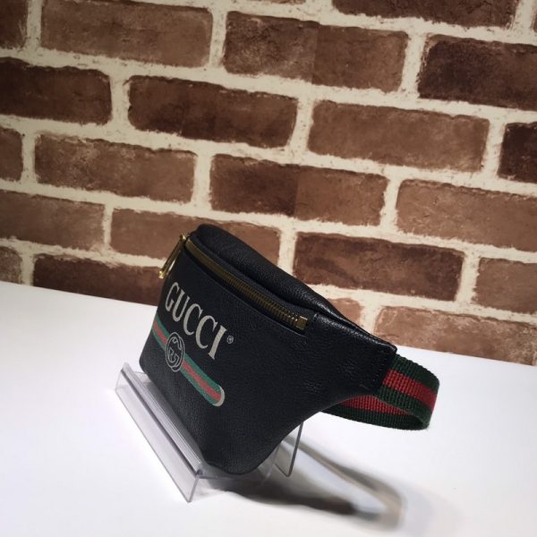 Replica Gucci Small Belt Bag in Black/White | Style 527792 - Image 2