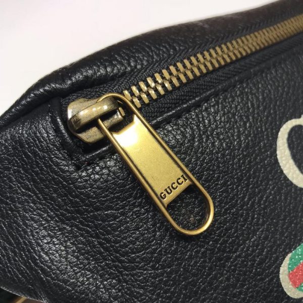 Replica Gucci Small Belt Bag in Black/White | Style 527792 - Image 5