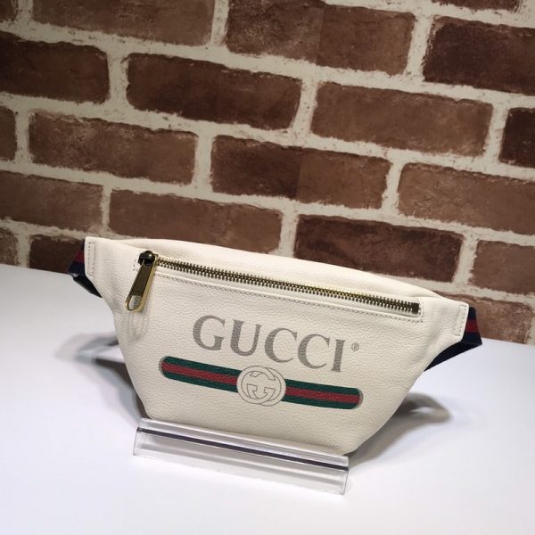 Replica Gucci Small Belt Bag in Black/White | Style 527792 - Image 7