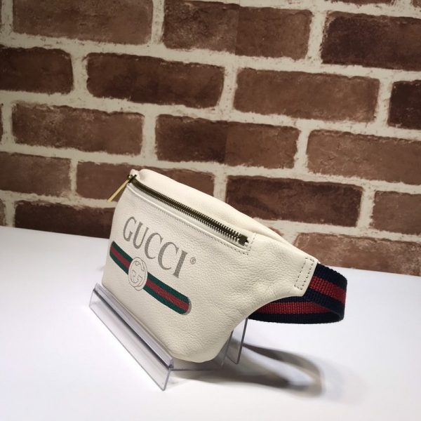 Replica Gucci Small Belt Bag in Black/White | Style 527792 - Image 8