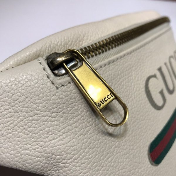 Replica Gucci Small Belt Bag in Black/White | Style 527792 - Image 11