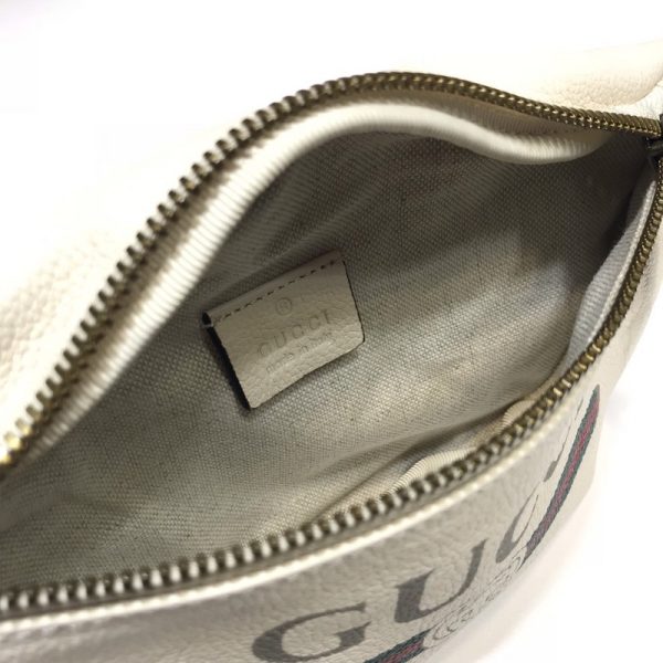 Replica Gucci Small Belt Bag in Black/White | Style 527792 - Image 12