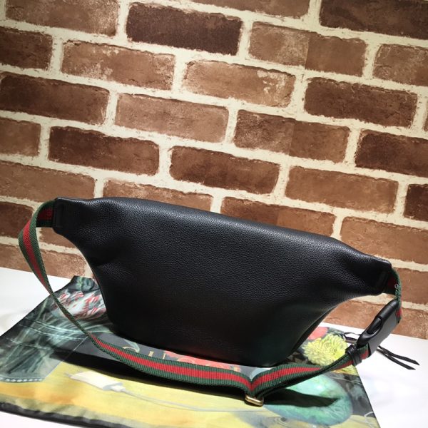 Replica Gucci Leather Belt Bag in Black/White - Stylish & Functional - Image 3